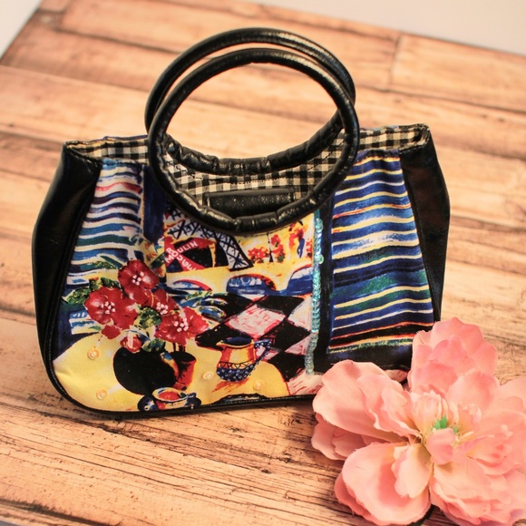 Merona Handbags - Merona Handbag Multi-Color Embellished